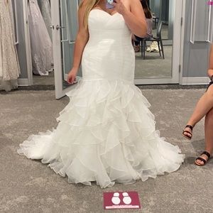 David’s bridal mermaid wedding dress